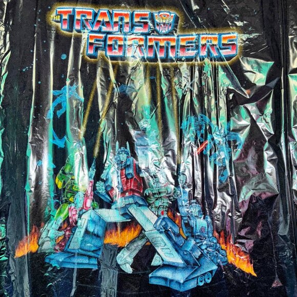 Transformers Black short sleeve shirt; graphic art is a group of giant robots!!! - Picture 1 of 1